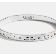 Coach kissing c hinged bangle