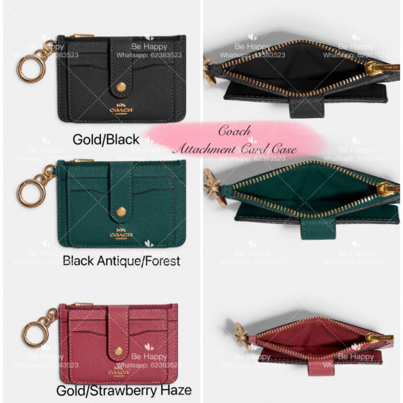 [美國代購 23/11] Coach Attachment Card Case