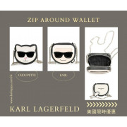 美國代購 KARL LAGERFELD ZIP AROUND WALLET