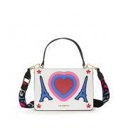 美國代購 KARL LAGERFELD SIMONE CROSSBODY (Ivory Heart)