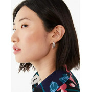 Kate Spade Pearl Caviar Double Hoop Earrings