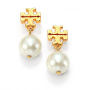 Tory Burch Drop Imitation Pearl 耳環