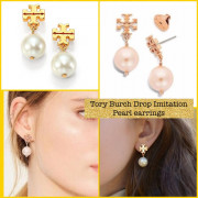 Tory Burch Drop Imitation Pearl 耳環