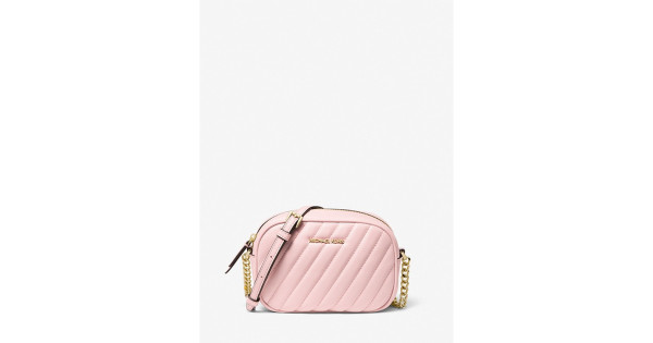 mk rose quilted crossbody