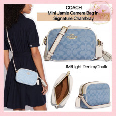 COACH Mini Jamie Camera Bag In Signature Chambray