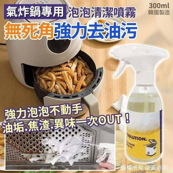 韓國製氣炸鍋專用清潔噴霧 300 ml