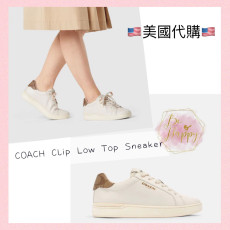  [美國代購] COACH Clip Low Top Sneaker