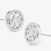 [美國代購] TORY BURCH MILLER PAVÉ STUD EARRING