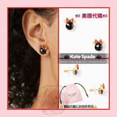 [美國代購] Kate Spade ♠️ Disney X Kate Spade New York Minnie Studs - Black