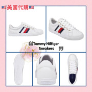 [美國代購] Tommy Hilfiger Signature Tape Leather Trainers