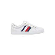 [美國代購] Tommy Hilfiger Signature Tape Leather Trainers