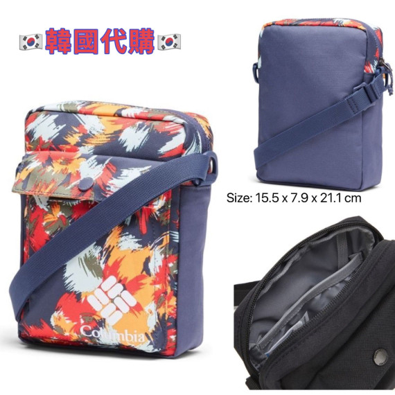  [韓國代購] Columbia crossbody - 藍花