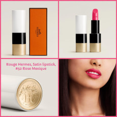 Rouge Hermes, Satin lipstick, Rose Mexique