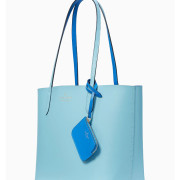 Kate Spade ♠️ Ava Reversbile Tote 雙面兩用袋（加附coin purse) - Color: Fountain Blue