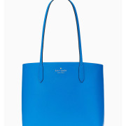 Kate Spade ♠️ Ava Reversbile Tote 雙面兩用袋（加附coin purse) - Color: Fountain Blue