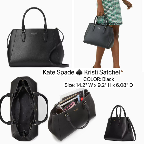 Kate spade ♠️ Kristi Satchel - Color: Black