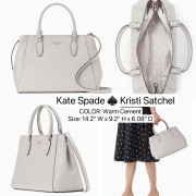 Kate spade ♠️ Kristi Satchel - Color: Warm Cement