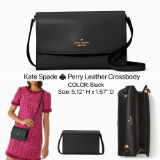 Kate spade ♠️ Perry Leather Crossbody - Color: Black