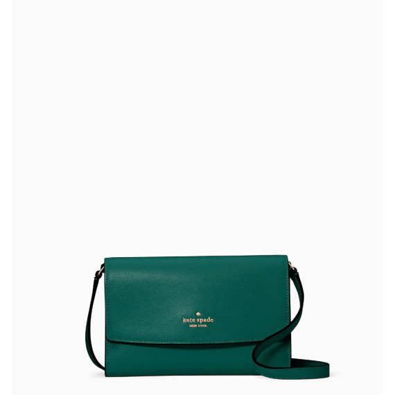 Kate spade ♠️ Perry Leather Crossbody - Color: Deep Jade