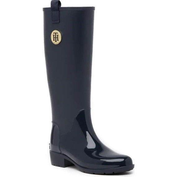 [美國代購] TOMMY HILFIGER Karissa Rain Boot 長雨靴 - Color: Dark Blue Sky（藍色） !!為減低運費成本,不附鞋盒!!