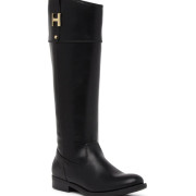 [美國代購] TOMMY HILFIGER Shyenne Mid Calf Boot 長靴 - Color: Black（黑色） !!為減低運費成本,不附鞋盒!!