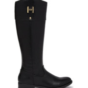 [美國代購] TOMMY HILFIGER Shyenne Mid Calf Boot 長靴 - Color: Black（黑色） !!為減低運費成本,不附鞋盒!!