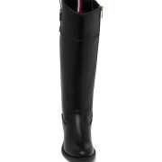 [美國代購] TOMMY HILFIGER Shyenne Mid Calf Boot 長靴 - Color: Black（黑色） !!為減低運費成本,不附鞋盒!!