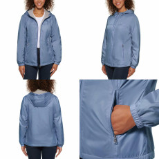 [美國代購] Calvin Klein Ladies 'Windbreaker Fleece Lined Jacket - Blue