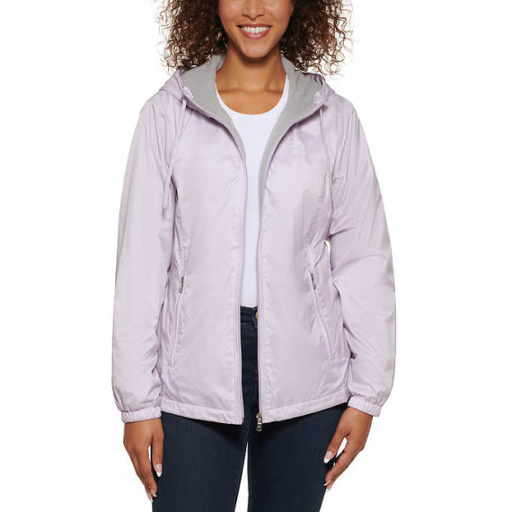 [美國代購] Calvin Klein Ladies 'Windbreaker Fleece Lined Jacket - Nirvana