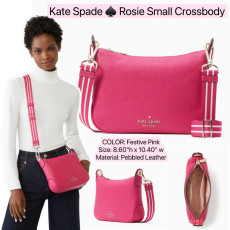 Kate Spade ♠️ Rosie Small Crossbody - Color: Festive Pink