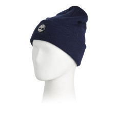 [美國代購] Timberland Cuffed Tonal Patch Beanie - Color: Navy