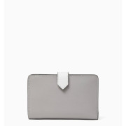 Kate Spade ♠️ Staci Medium Compact Bifold Wallet - Color: Nimbus Grey Multi