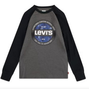 LEVIS 中童柔軟長袖 LOGO TEE (1組2件)