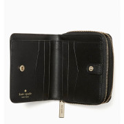 Kate Spade ♠️ Staci Small Zip Around Wallet - Color: Black