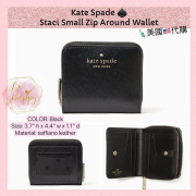 Kate Spade ♠️ Staci Small Zip Around Wallet - Color: Black