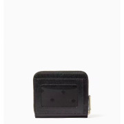 Kate Spade ♠️ Staci Small Zip Around Wallet - Color: Black