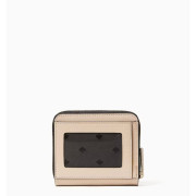 Kate Spade ♠️ Staci Small Zip Around Wallet - Color: Warm Beige Multi