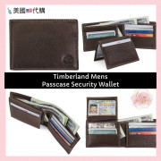 [美國代購] Timberland Mens 100% Leather Passcase Security Wallet - Color: Brown