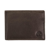 [美國代購] Timberland Mens 100% Leather Passcase Security Wallet - Color: Brown