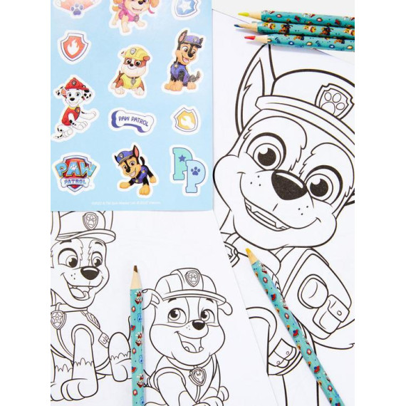 [英國代購] PAW Patrol Colouring Book Play Pack Set（填色套裝）