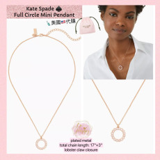 [美國代購] Kate Spade ♠️ Full Circle Mini Pendant - Color: Blush/Rose Gold