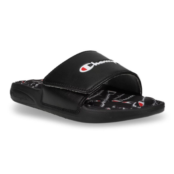 [美國代購] Champion Women's Vital Script Slides [不連鞋盒] - Color:Black