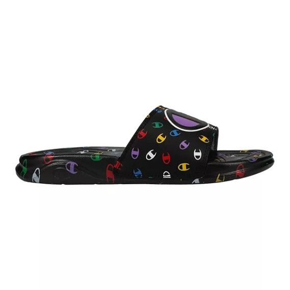 [美國代購] Champion Women's Mega Toss Slide Sandals [不連鞋盒] - Color: Black