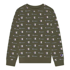 [美國代購] Champion Boys All-Over Print Fleece Pull-Over Hoodie - Color: Dark Grey