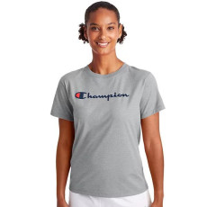 [美國代購] Champion Women's Classic Graphic Tee - Color: Grey