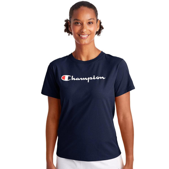 [美國代購] Champion Women's Classic Graphic Tee - Color: Navy