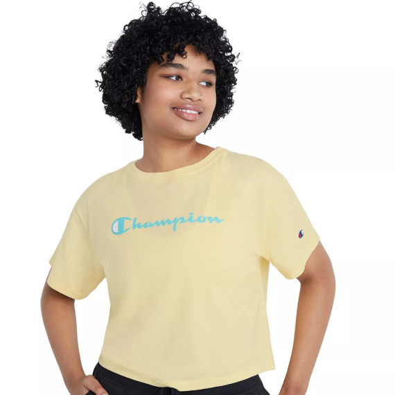 [美國代購] Champion Women's Crop Tee - Color: Yellow