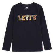 [美國代購] Levi's Big Girls Long Sleeve Graphic Tee - Color: Black