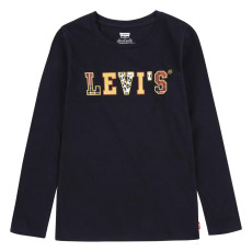 [美國代購] Levi's Big Girls Long Sleeve Graphic Tee - Color: Black