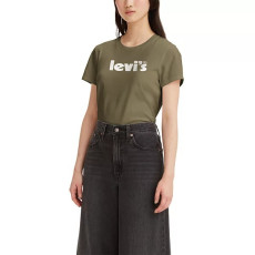 [美國代購] Levi's Women's Logo Perfect Tee - Color: Dark Green